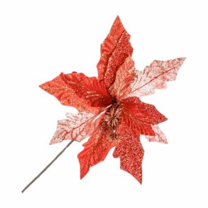 Poinsettia Decorada JOY 31 Cm