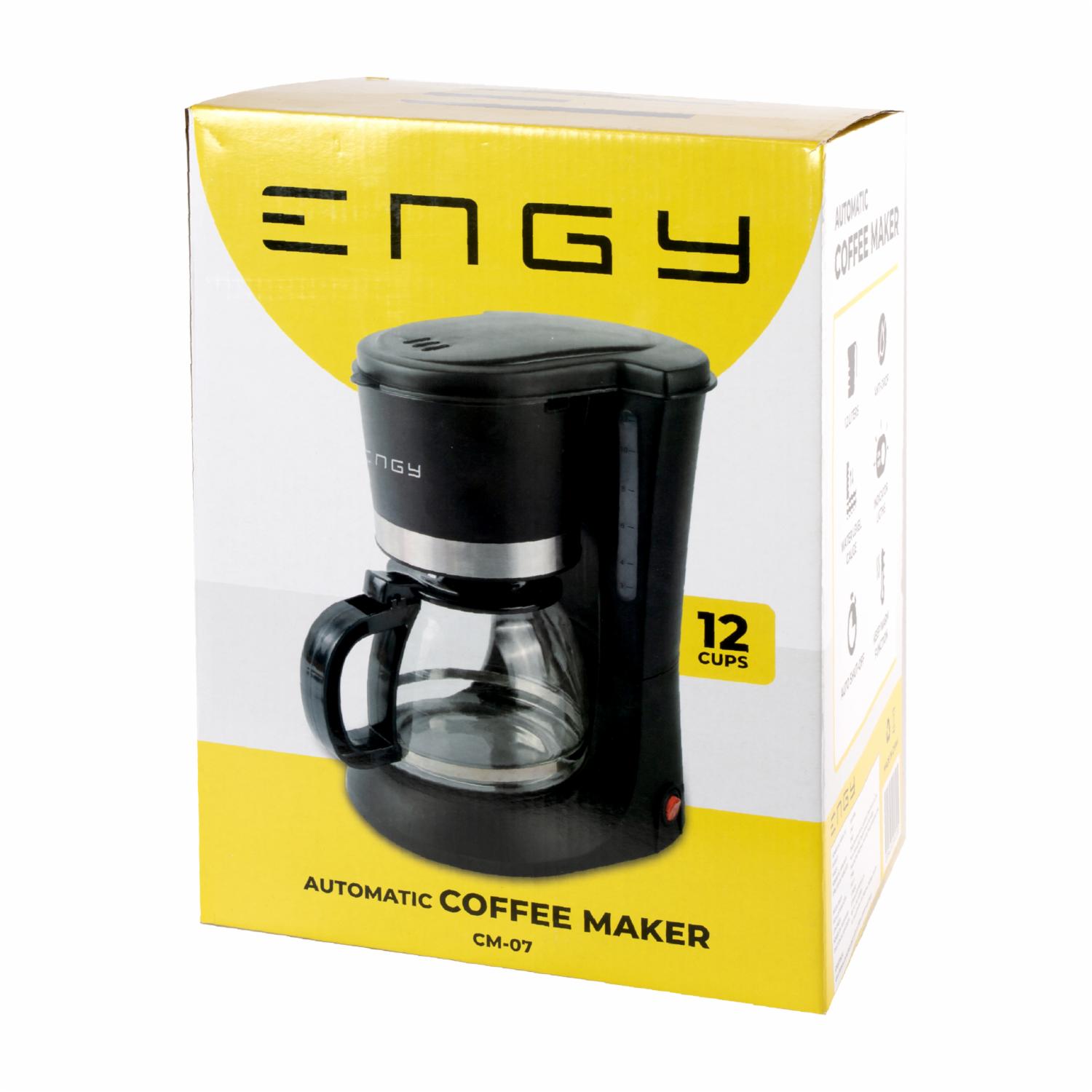 Cafetera Eléctrica Con Antigoteo CM-07 ENGY 12 Tazas
