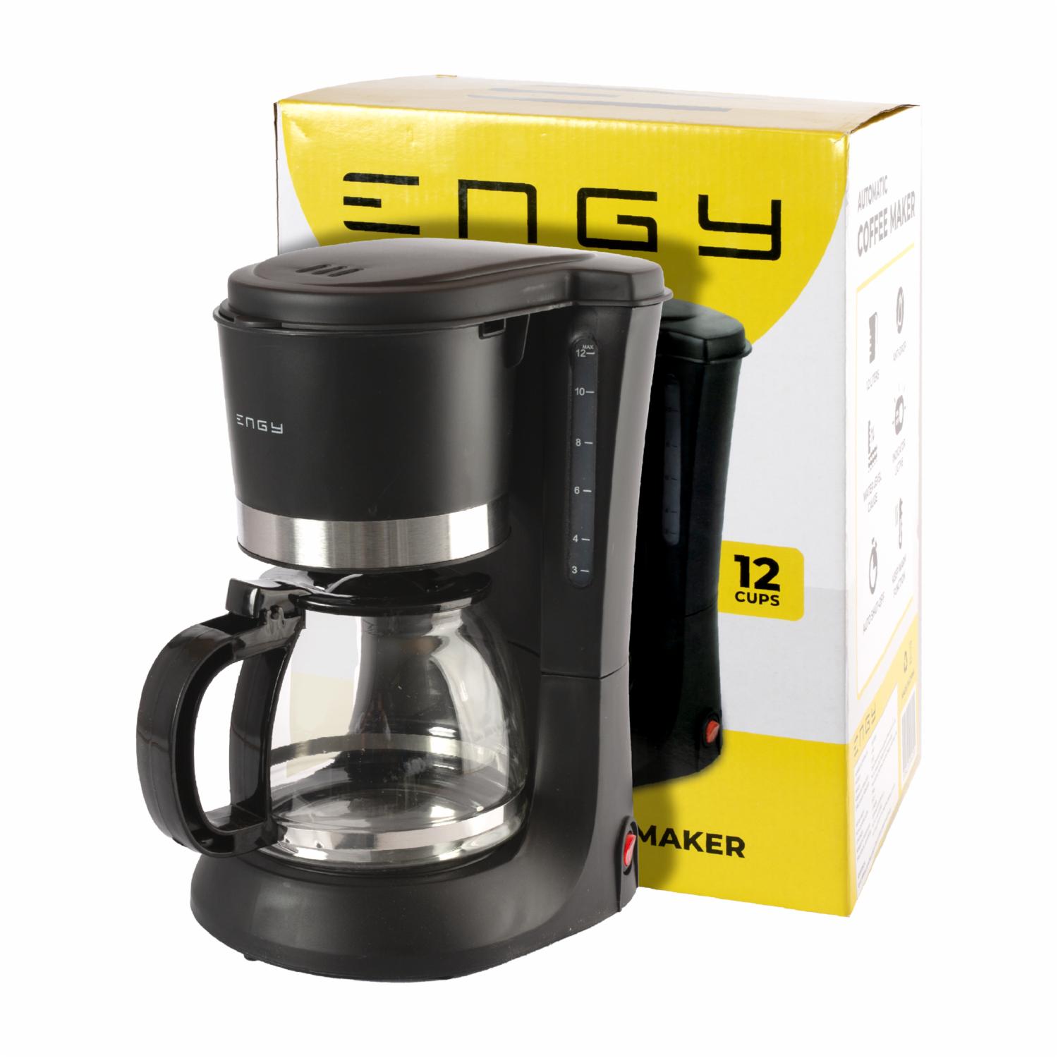 Cafetera Eléctrica Con Antigoteo CM-07 ENGY 12 Tazas