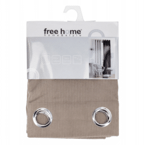 Cortina Velvet Café FREE HOME 230 X 140 Cm