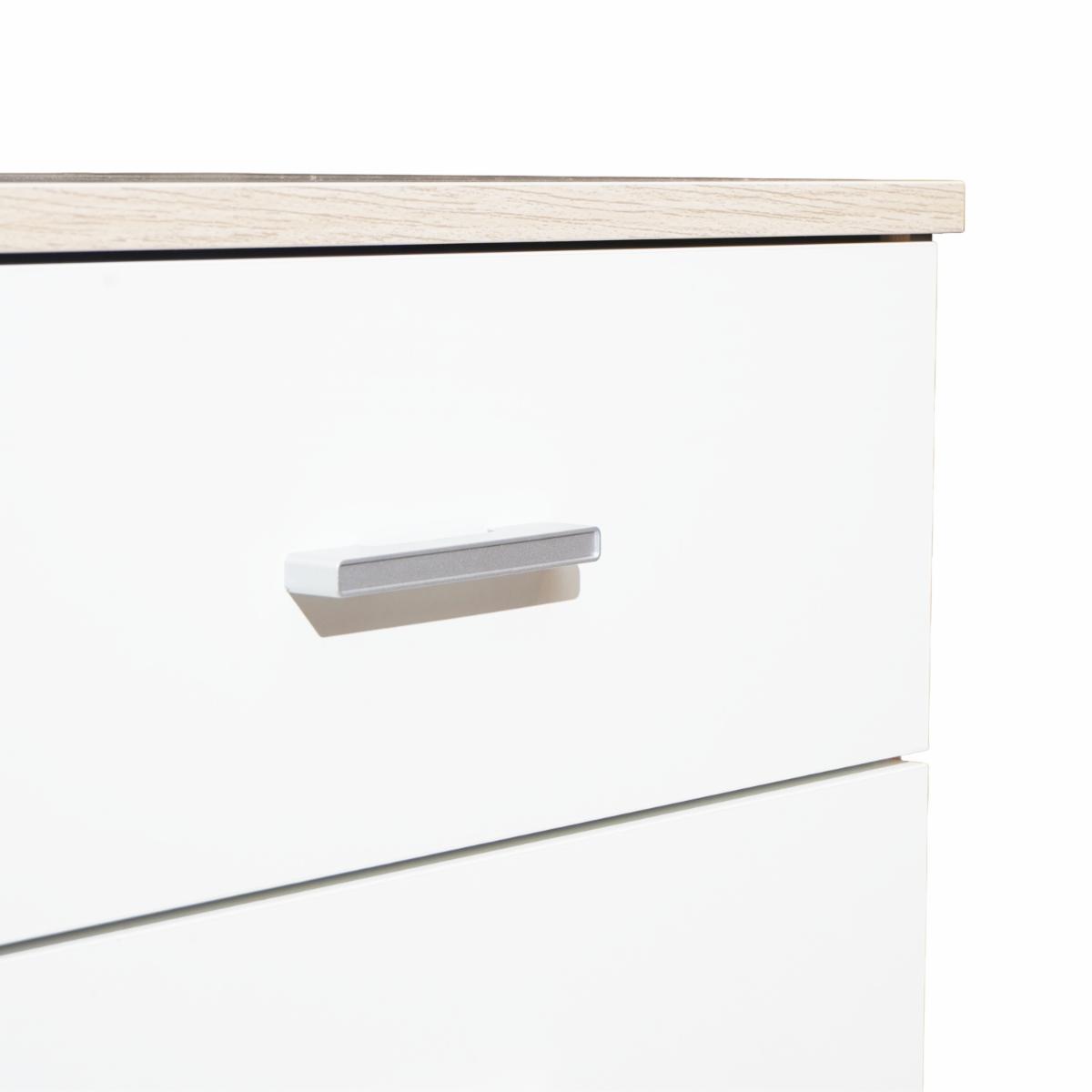 Velador 3 Cajones Couple Blanco FABRIKIT MDF