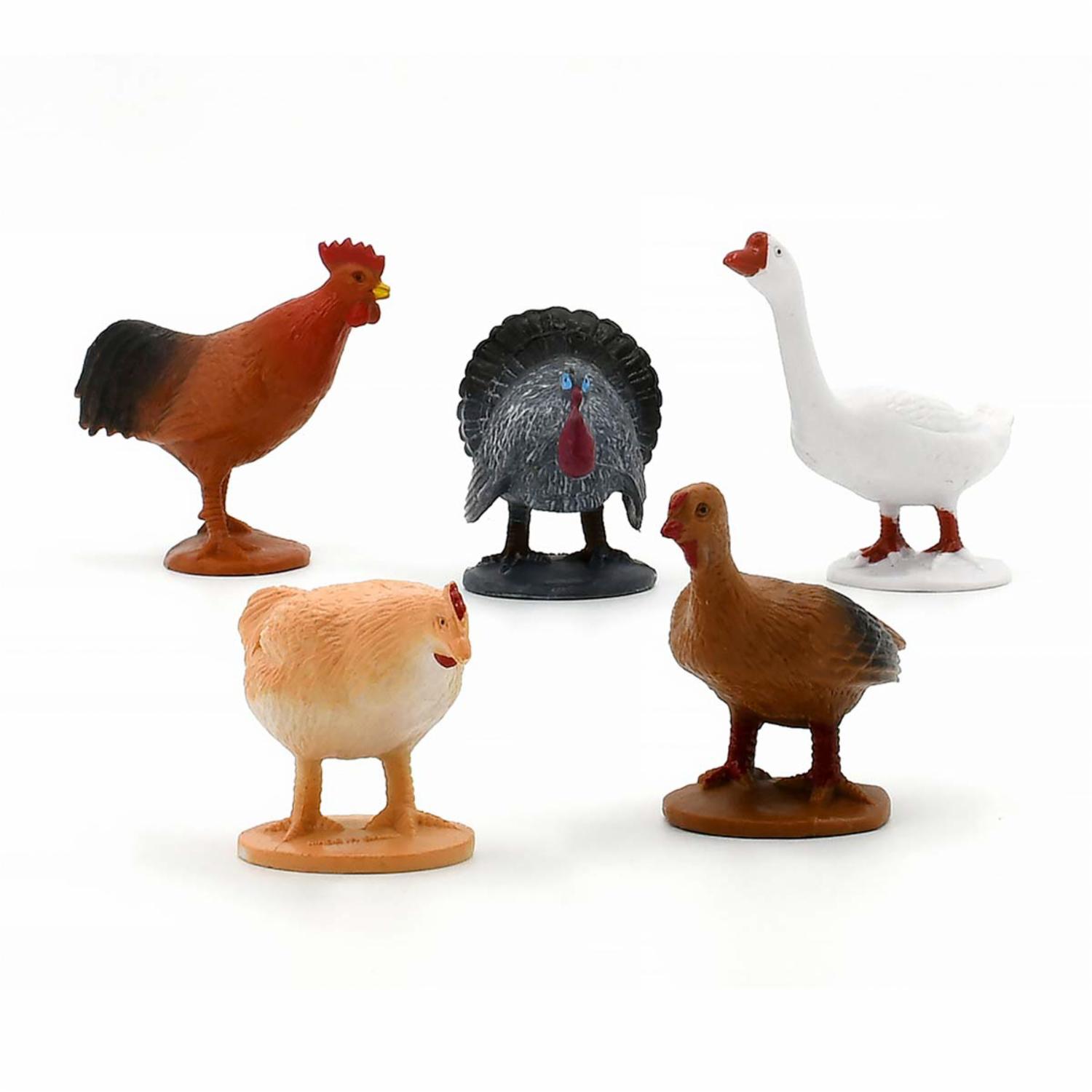 Set De Juego Aves De La Granja ANIMAL WORLD Modelos Surtidos