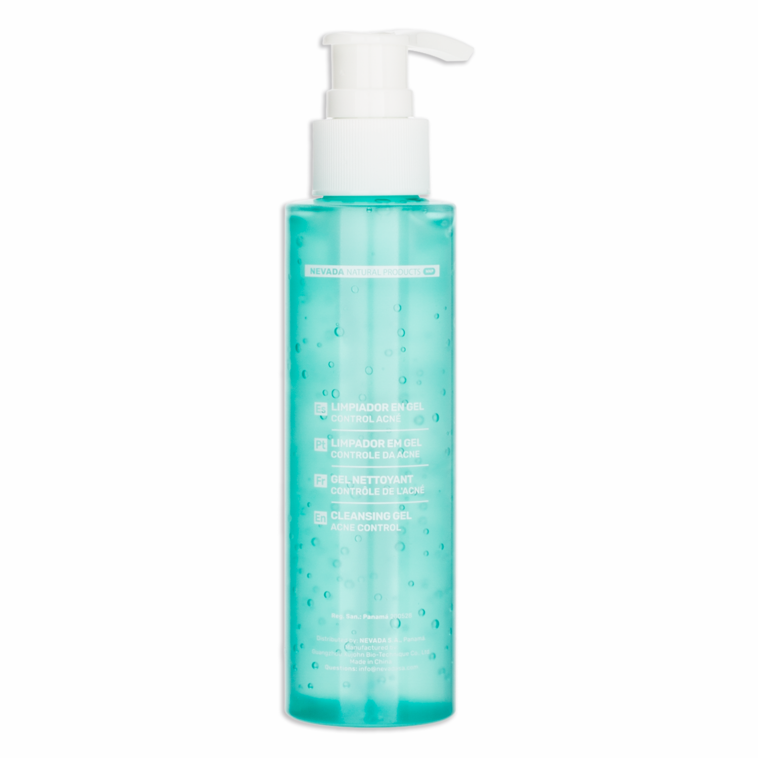 Limpiador Facial En Gel Día Y Noche Acne Control NEVADA 120 Ml