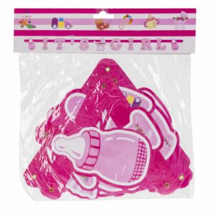 Guirnalda It'S A Girl IMPORTADORA CUMPLEAÑOS Rosado