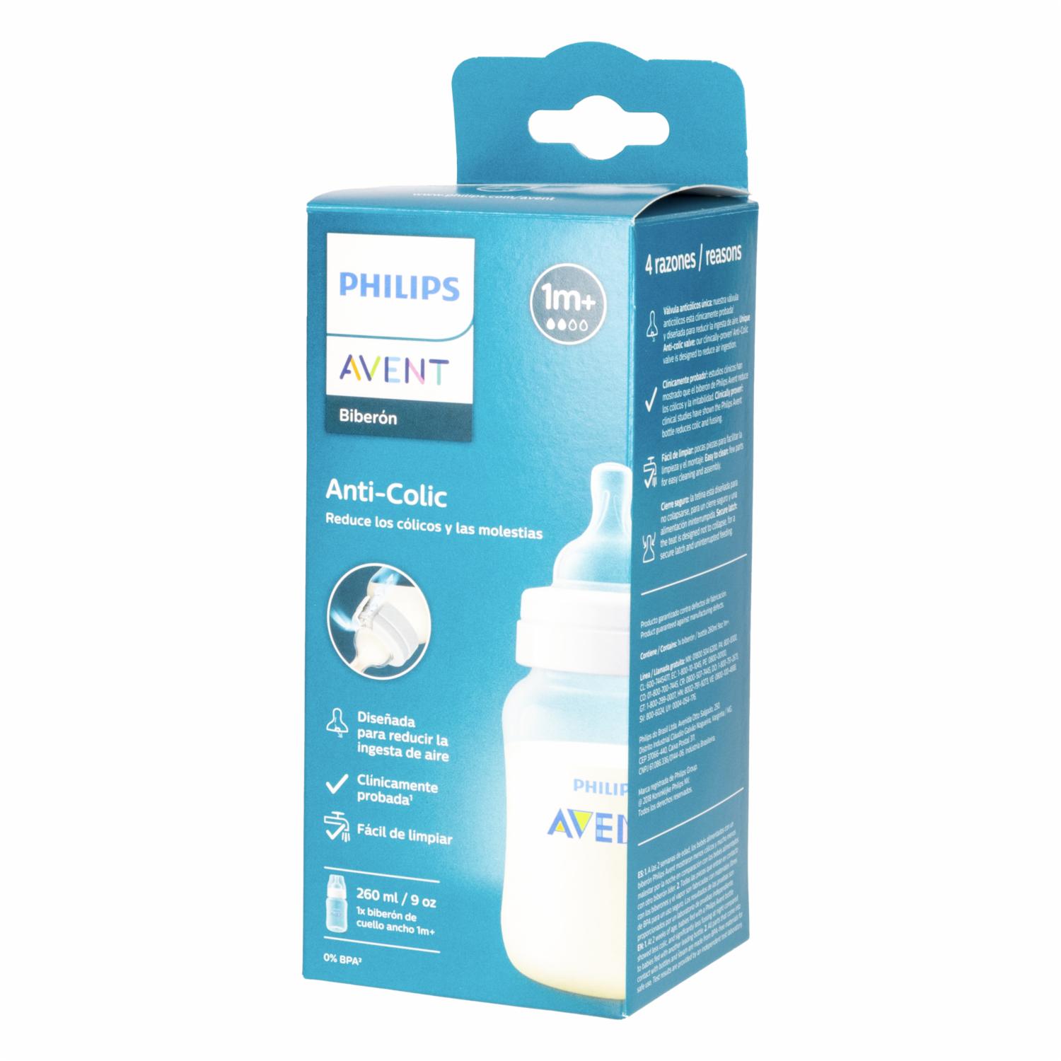 Biberón Anticólicos 9 Oz PHILIPS AVENT 260 Ml - Imagen 2