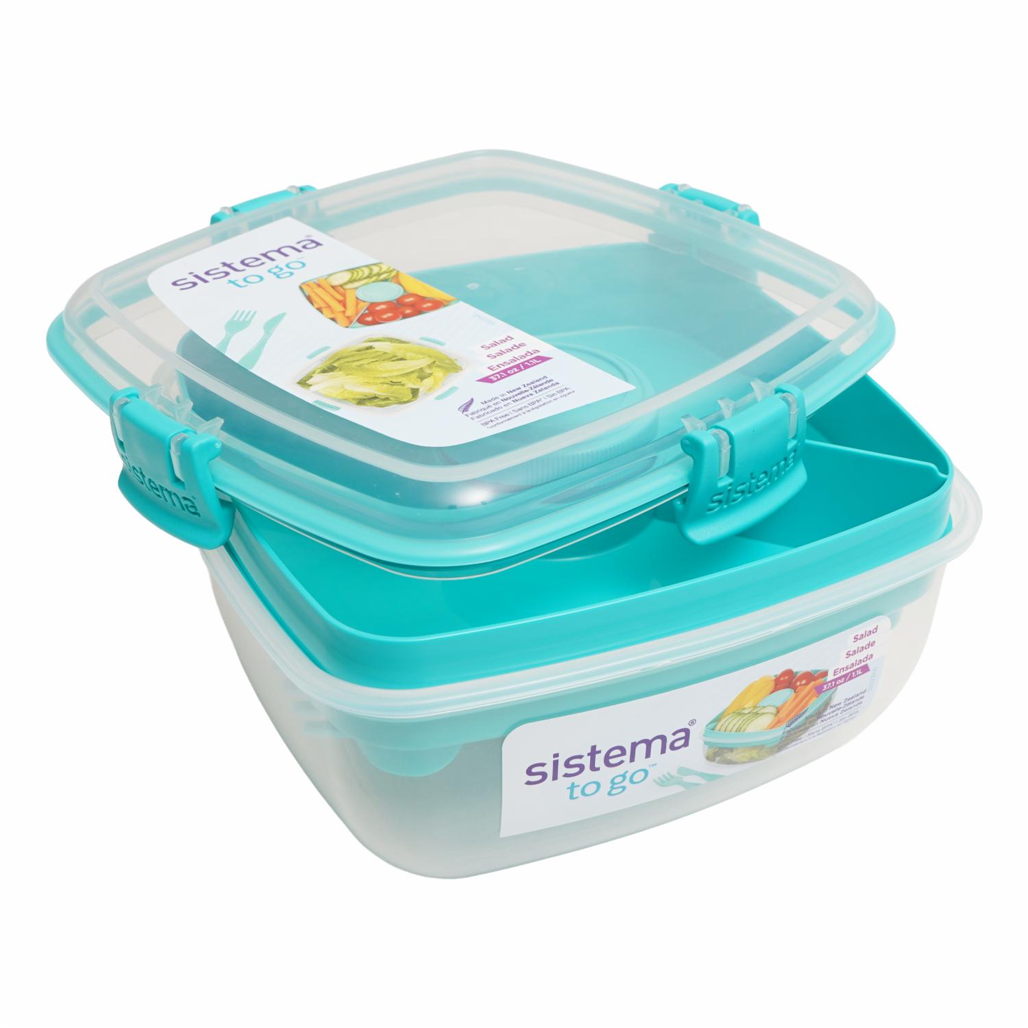 Porta Alimentos Cuadrado Sistema To Go RUBBERMAID 1.1 Litros - Imagen 2