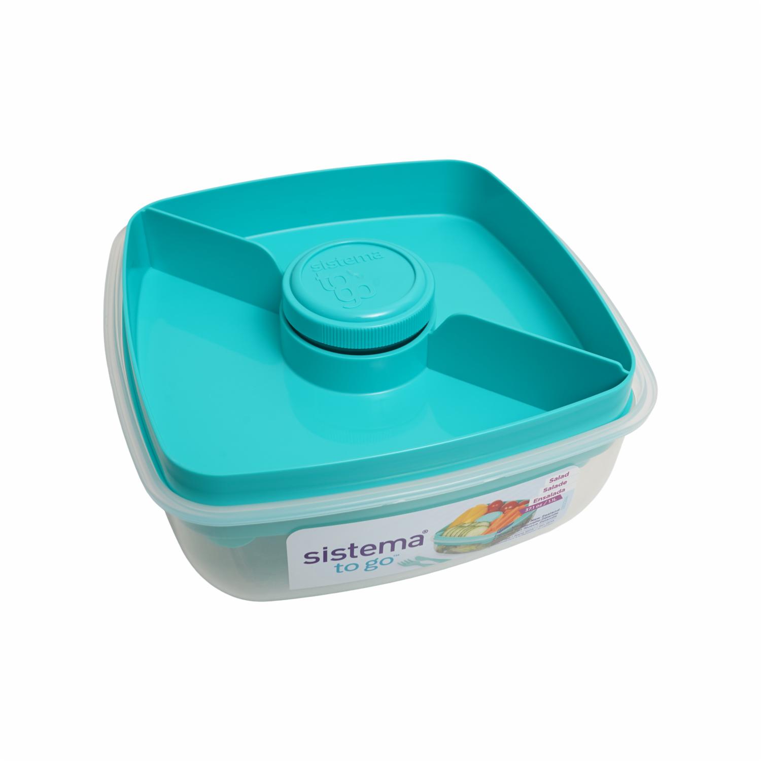 Porta Alimentos Cuadrado Sistema To Go RUBBERMAID 1.1 Litros - Imagen 4