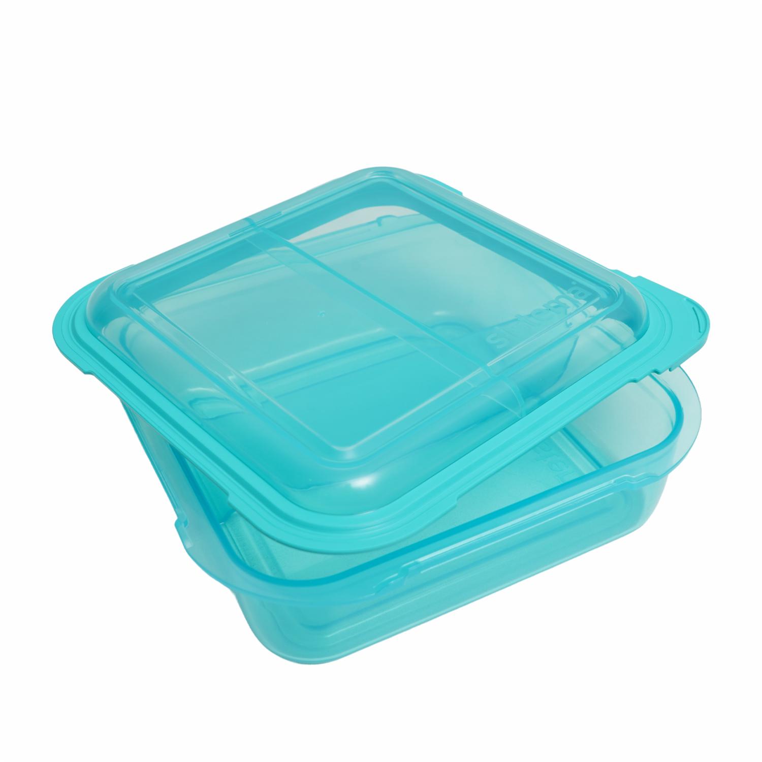 Porta Alimentos Cuadrado Sistema To Go RUBBERMAID 1.24 Litros - Imagen 4