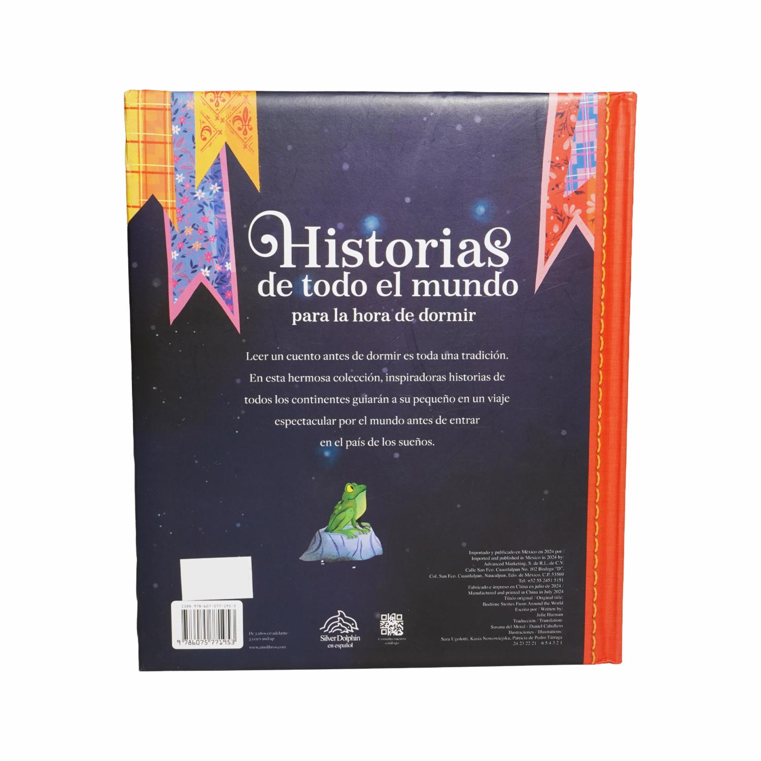 Libro Historias De Todo El Mundo Para La Hora De Dormir SILVER DOLPHIN 239 Páginas