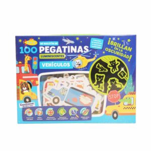 Libro Mi Maletín De Actividades 100 Pegatinas Luminiscentes IMAGILAND 16 Páginas