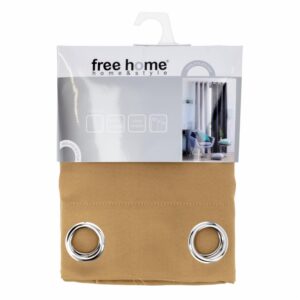 Cortina De Área Black Out Café FREE HOME 230X133 CM