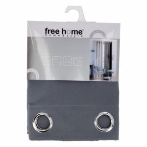 Cortina De Área Black Out Gris FREE HOME 230X133 CM