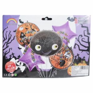 Globo Araña Halloween JASON BALLOONS 5 Piezas
