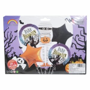 Globo Momia Halloween JASON BALLOONS 5 Piezas