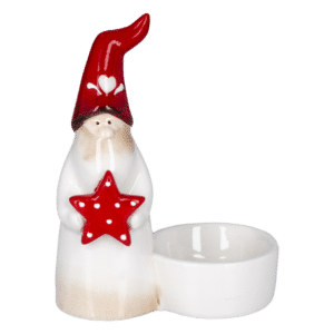 Adorno Navideño Candelabro Santa JOY 1 Pieza