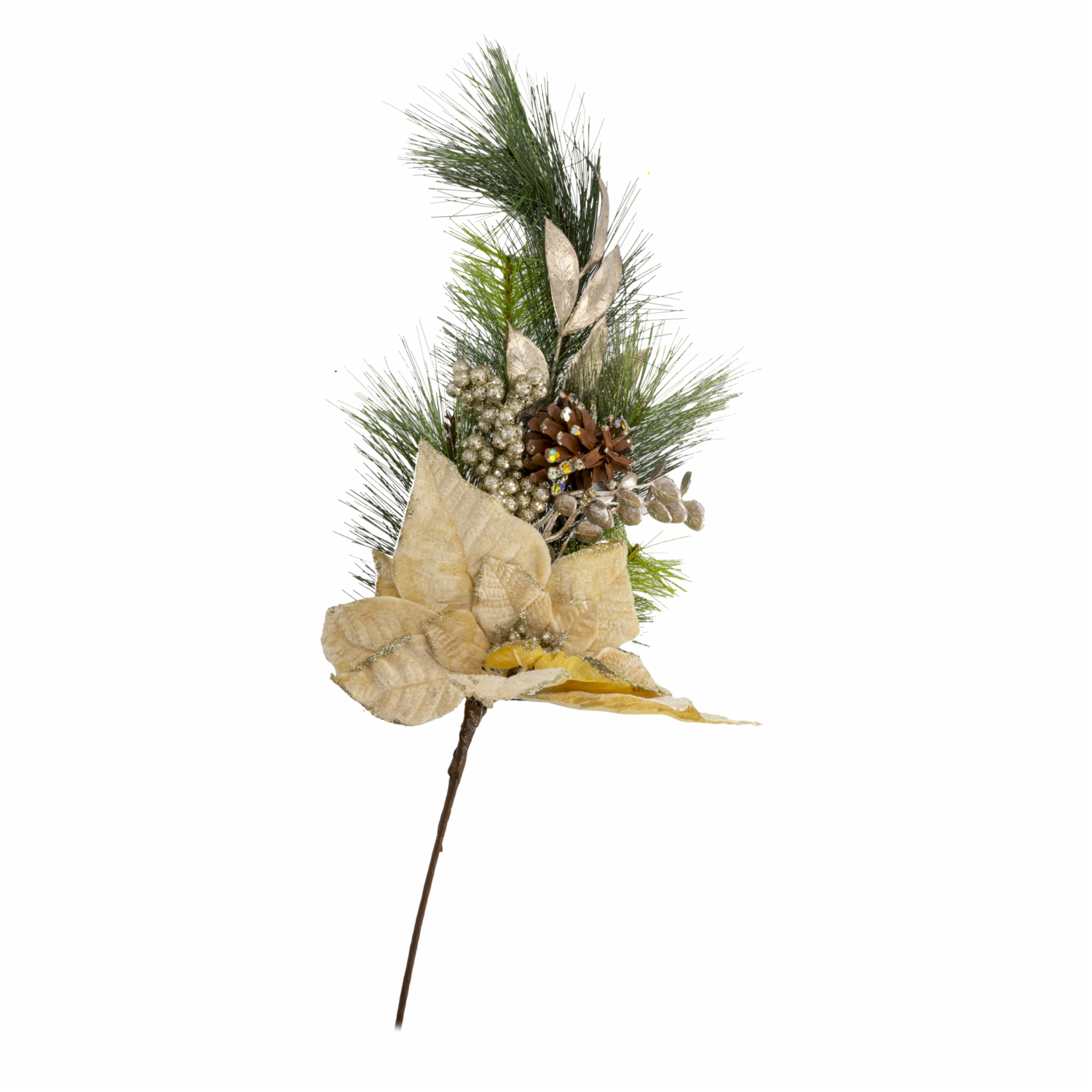 Pick Navideño Adorno Dorado JOY 71 Cm - Imagen 2