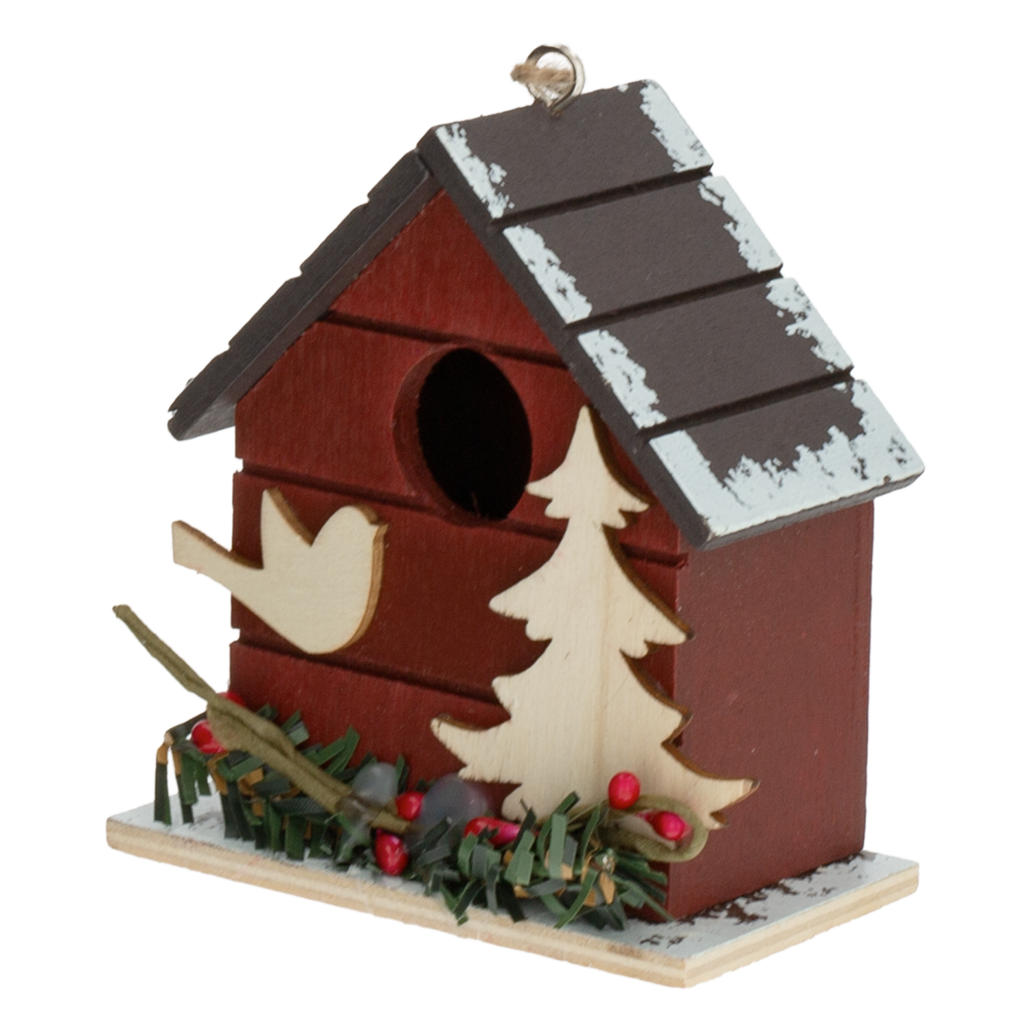 Colgante Navideño Casa De Pájaros Para Árbol JOY 7X7X4 CM - Imagen 2