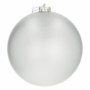 Bombillo Navideño Mate Plata JOY 15 CM
