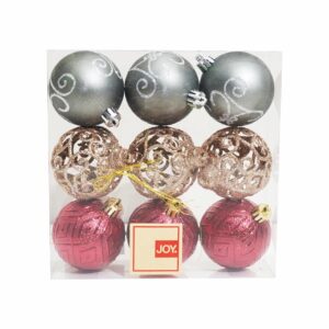 Bombillos Giris Beige Y Rojo Cereza Set JOY X 9 Piezas