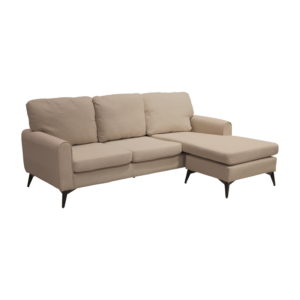 Sofá En L Inteligente Uso 2 Lados Beige FREE HOME