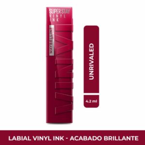Labial Líquido Vinyl Ink Acabado Brillante Tono 30 Unrivaled MAYBELLINE NEW YORK 4.2 Ml