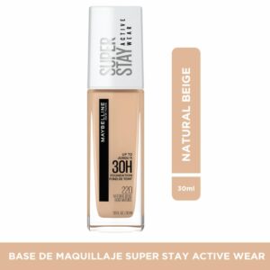 Base De Maquillaje Líquida Super Stay Active Wear Tono 220 Natural Beige MAYBELLINE NEW YORK 30 Ml