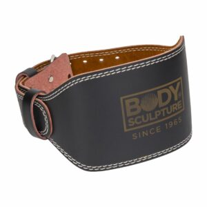 Cinturón Deportivo Para Levantar Pesas De Cuero BODY SCULPTURE Mediana