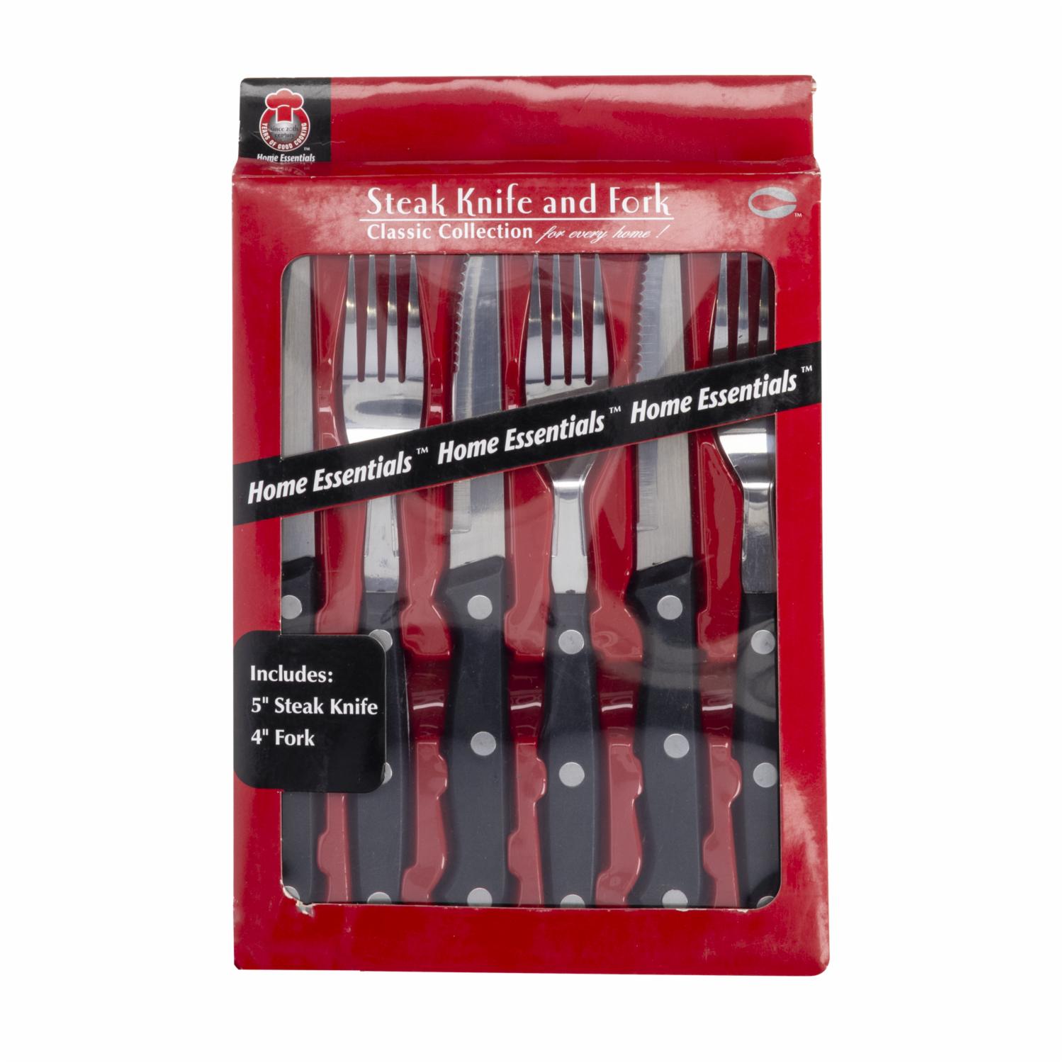 Cuchillo Para Carnes HOME ESSENTIALS 6 Piezas - Imagen 2