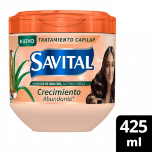 Tratamiento Capilar Elixir De Romero Crecimiento Abundante SAVITAL 425 Ml
