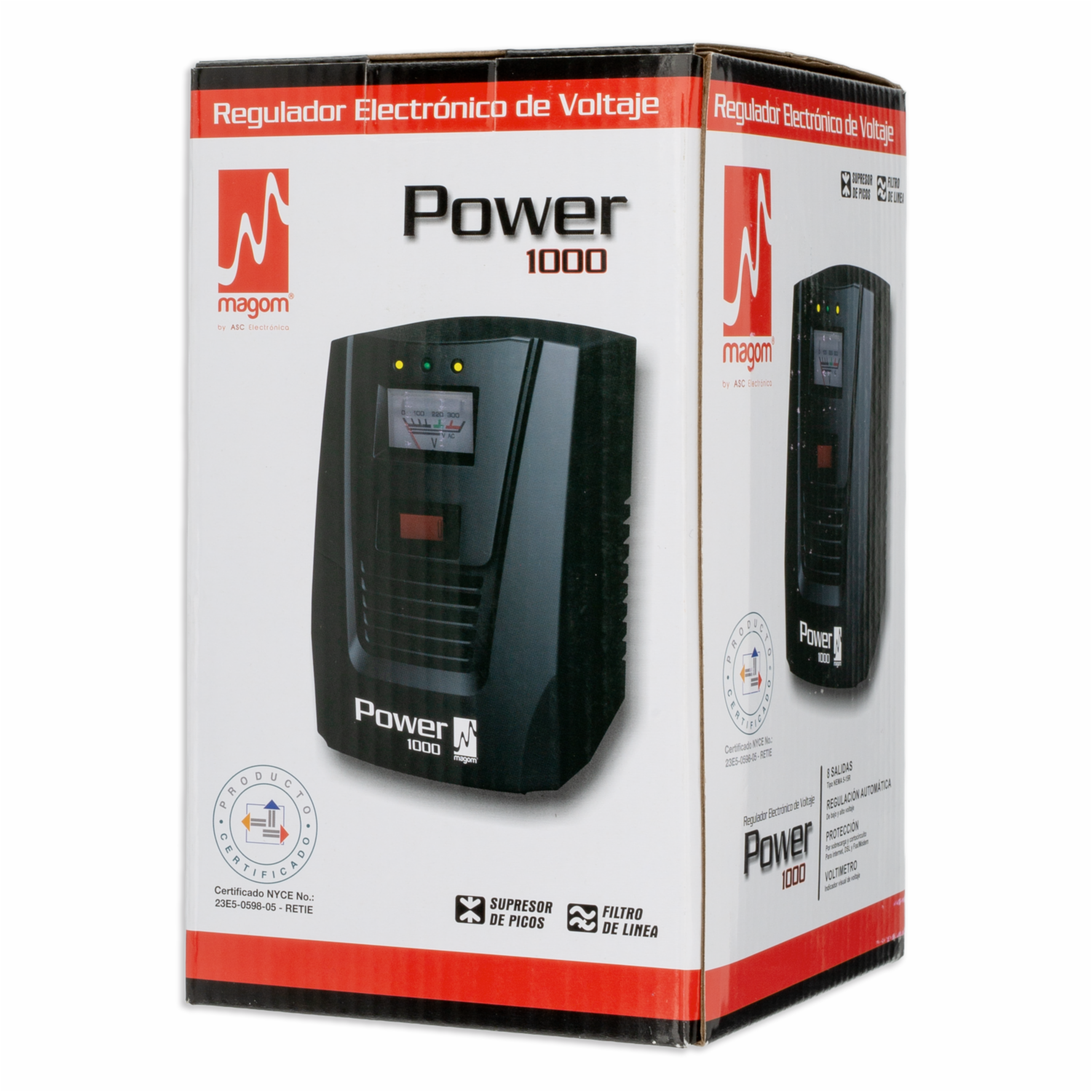 Regulador Electrónico De Voltaje MAGOM 400 W - Imagen 8