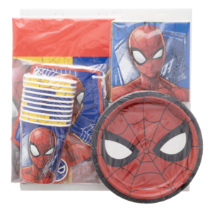 Set De Mesa Para Cumpleaños Diseño Spiderman DISNEY 10 Personas