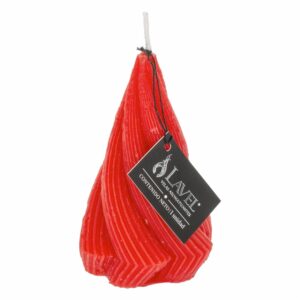 Vela Decorativa Árbol Suspiro Rojo LAVEL 10 X 5 Cm