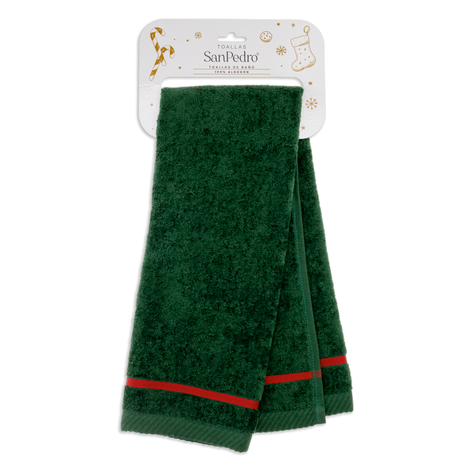 Toalla De Tocador Navideña Letras Noel RENATTA 70X40 Cm - Imagen 4