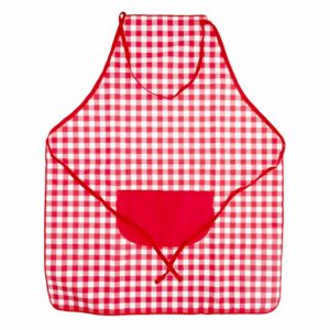 Delantal Diseño Cuadros Rojos Y Blancos CAESAR'S FACTORY 75X60 Cm