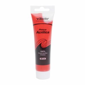Pintura Acrílica Rojo BESTER 60 Ml