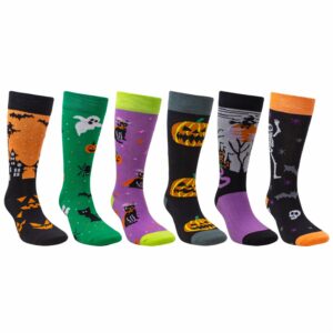 Medias Alta Halloween Unisex MECRISGA Talla 10-12