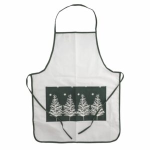 Delantal Navideño Diseño Árbol CASA LINDA 68X55 Cm