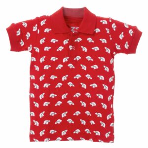 Camiseta Navidad Tipo Polo Estampados Miniprints Mangas Cortas MGX KIDS