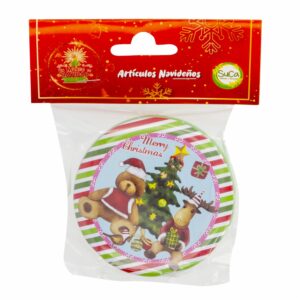 Caja Metálica Redonda Navideña SUCA Pequeña