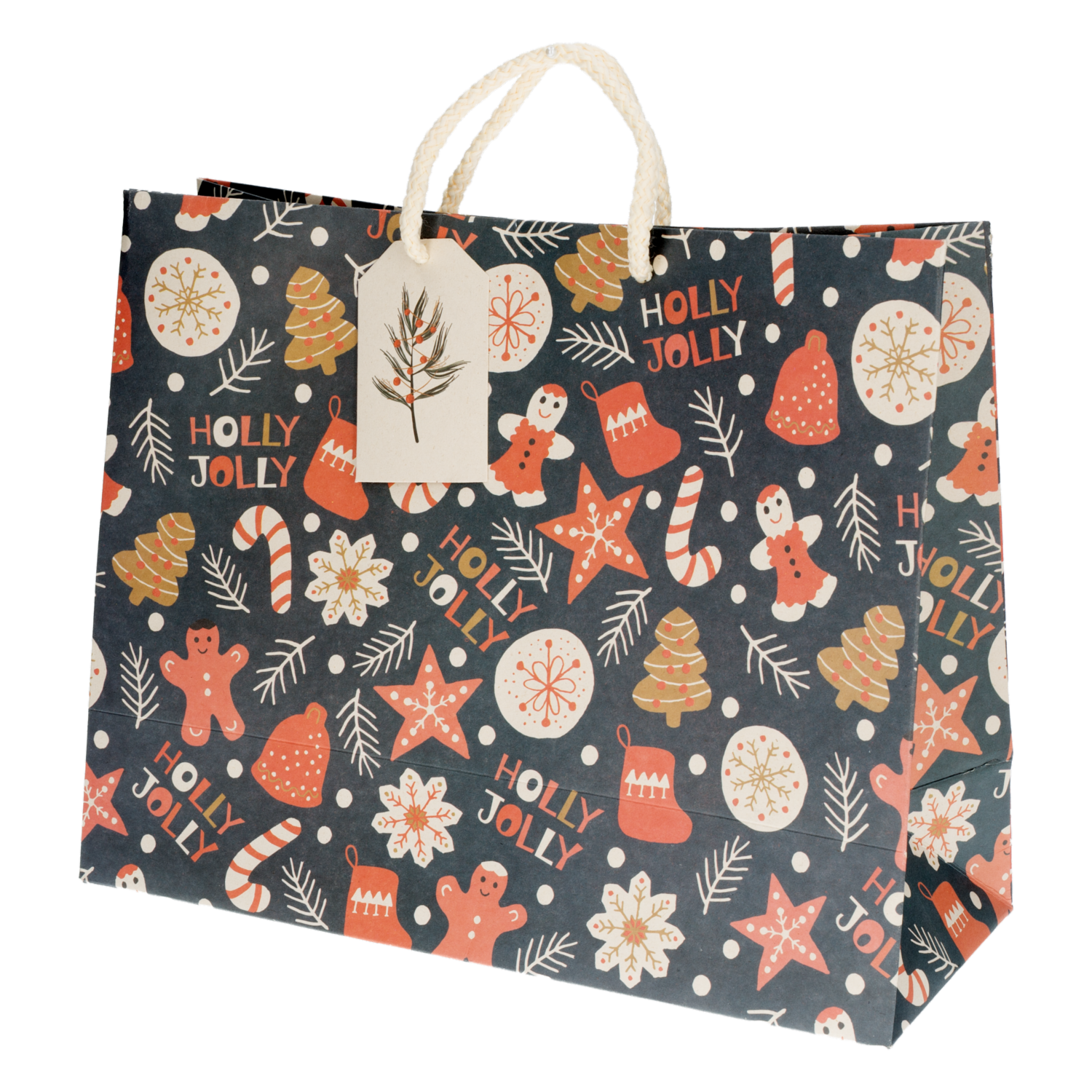 Funda De Regalo Navideño Merry Toys RECOPAPEL Mediana - Imagen 2