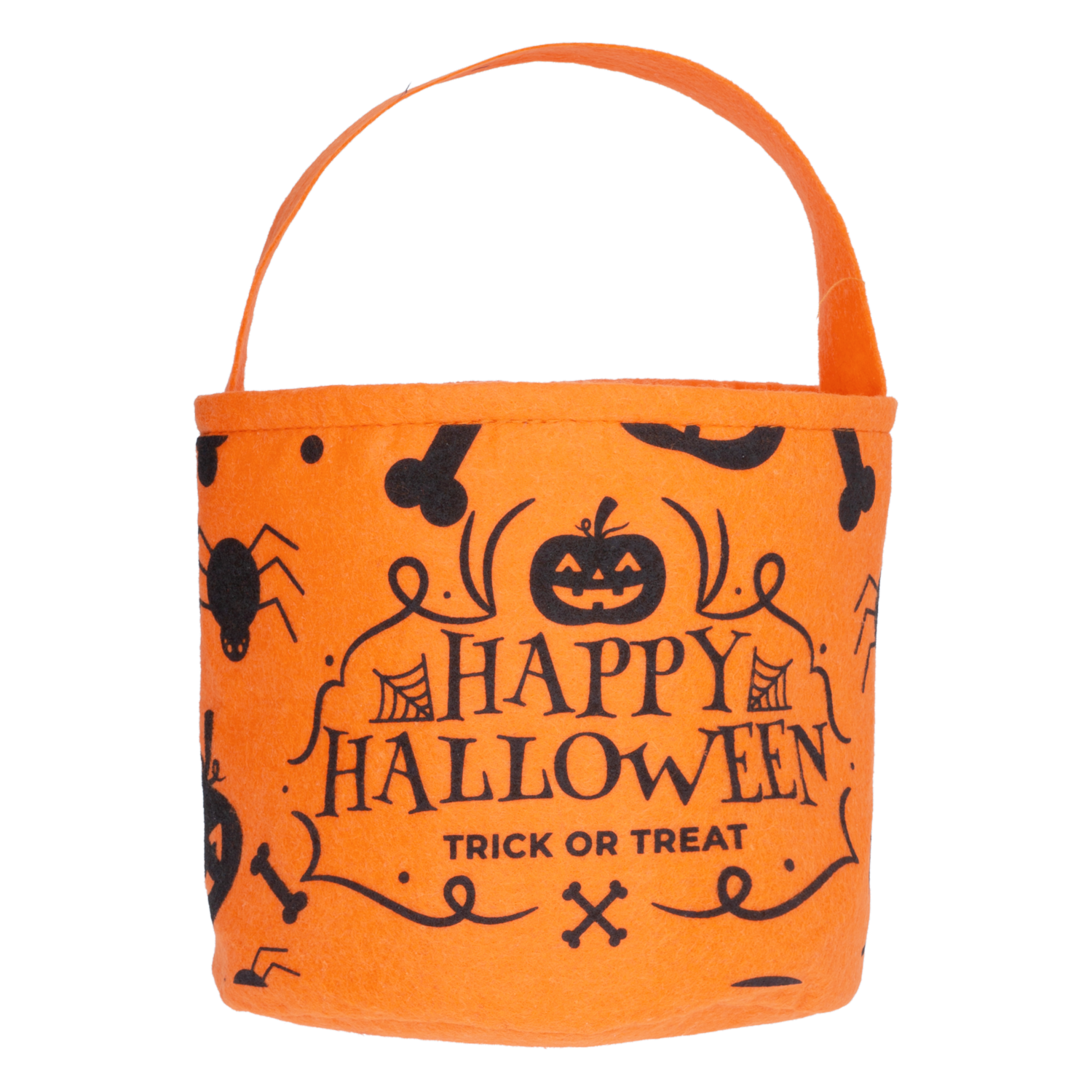 Balde Halloween Negro Para Caramelos KIKEMAR 1 Pieza - Imagen 2