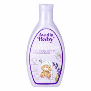 Shampoo Para Cabello Y Body Wash Tiempo De Soñar Lavanda Y Karité Baby AVADÍA 400 Ml
