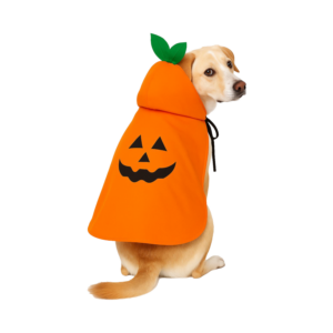 Capa Para Mascota Diseño Calabaza Halloween NENUU Talla Grande