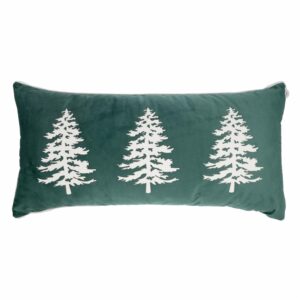 Cojín Navideño Árbol Cintas Merry Xmas POMAROSA