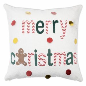 Cojín Navideño Animado Merry Christmas Colores POMAROSA