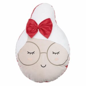 Cojín Navideño Figura Carita Mamá Noela KALIDO Mediano