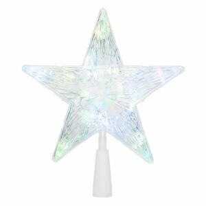 Estrella De Árbol Para Punta Multicolor DENVER 19 Cm