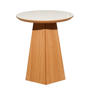 Mesa Lateral Modelo Tb606 Wj Color Off White DALLA COSTA Mdf