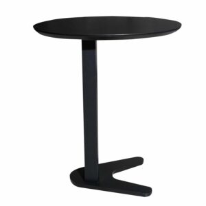 Mesa Lateral Negro DALLA COSTA MDF