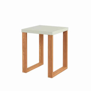 Mesa Lateral Modelo F33 Wj Color Off White Y Freijo DALLA COSTA Mdf